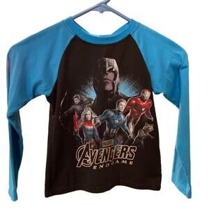 Marvel Avengers Long Sleeves Tshirt Boys Sz 4T Slightly Used